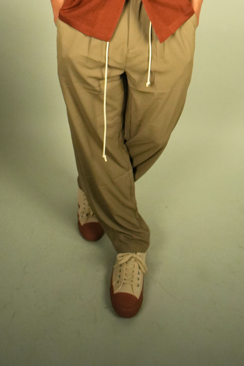Loose Fit Trousers with Drawstring For Men | Party Wear Trouser